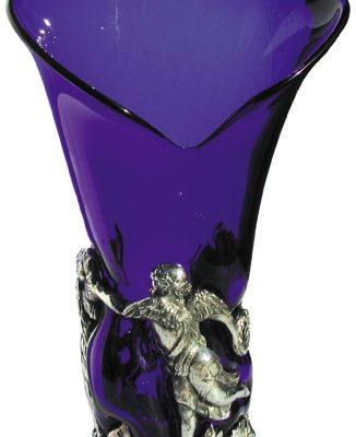 Vaso "Donatello" della Collezione “Trasparenze e Riflessi” del Maestro Alessandro Fagioli
