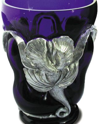 Vaso "Iris" della Collezione “Trasparenze e Riflessi” del Maestro Alessandro Fagioli